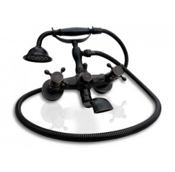 Смеситель для ванны Rea Retro Old Black B0224