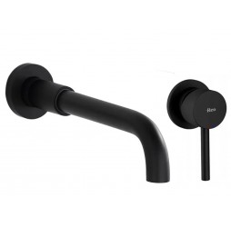 Смеситель для умывальника Rea Lungo long black matt B0371