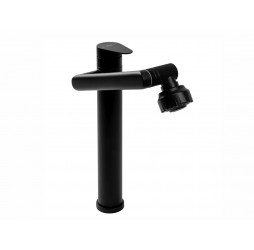 Смеситель для умывальника Rea Paco Black matt B0536