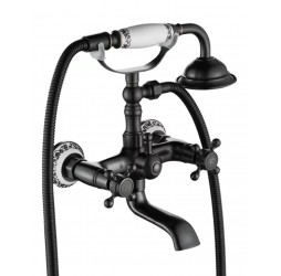 Смеситель для ванны Rea Rustico black matt B0701