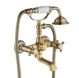 Смеситель для ванны Rea Rustico antique gold B0702