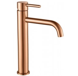 Смеситель для умывальника Rea Lungo Brush Copper B1114