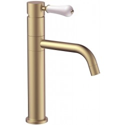 Смеситель для умывальника Rea Serra gold matt B1144