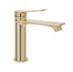 Смеситель для умывальника Rea Viral Gold B2022