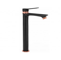Смеситель для умывальника Rea Viral Black Rose Gold B2026