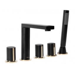 Смеситель для ванны Rea Icon Black matt B3622