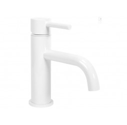 Смеситель для умывальника Rea Lungo White Matt B4401