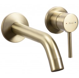 Смеситель для умывальника Rea Owen gold matt B5334