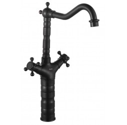 Смеситель для раковины Rea Rustico black matt B5520