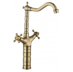 Смеситель для раковины Rea Rustico antique gold B5521