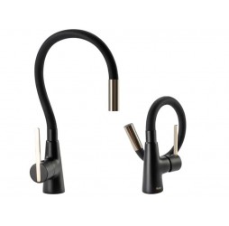 Смеситель для мойки Rea Icon Black matt Gold B5682