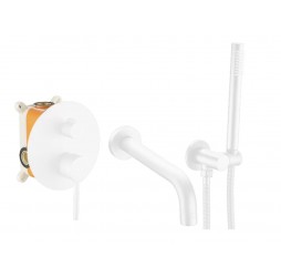 Смеситель для ванны Rea Lungo white B6440