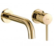 Смеситель для умывальника Rea Lungo Gold B8559