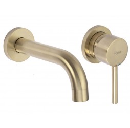 Смеситель для умывальника Rea Lungo Gold matt B8652