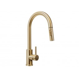 Смеситель для мойки Rea Fresh gold matt B9148