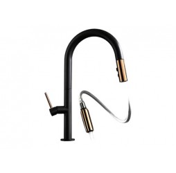 Смеситель для мойки Rea Apollo Black Rose Gold B9600