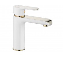Смеситель для умывальника Rea Bloom White Gold B9919