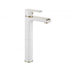 Смеситель для умывальника Rea Bloom White Gold B9931