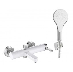 Смеситель для ванны Rea Polo White Chrome B9943