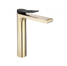 Смеситель для умывальника Rea Soul Gold matt Black B9961