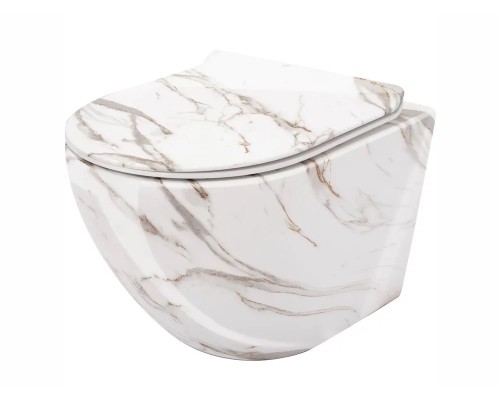 Унитаз подвесной Rea Carlos rimless Lava Shiny C0536