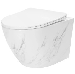 Унитаз подвесной Rea Carlos Nature Marble C6606
