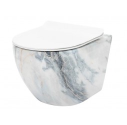 Унитаз подвесной Rea Carlos rimless Granit Shiny C8002