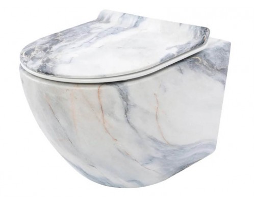 Унитаз подвесной Rea Carlos rimless Granit matt C8003