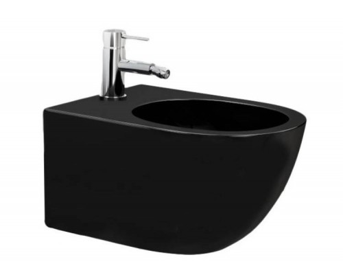 Биде подвесное Rea Carlo Mini Black matt C9901