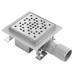 Трап для душа Rea DOTS 150x150 nikiel matt G6203