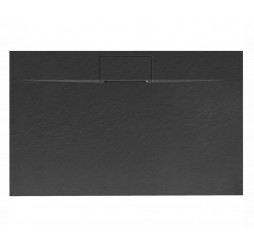 Душевой поддон Rea Bazalt Long black 80*120 K3324