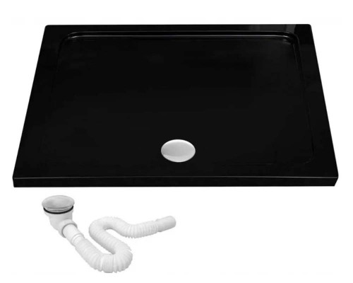 Душевой поддон Rea Savoy Black 80x100 K4087