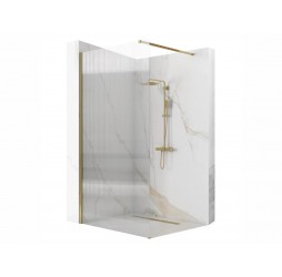 Душевая стенка Rea Aero Intimo gold matt 120x200 K4127