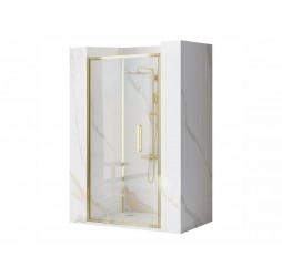 Душевая дверь Rea Rapid Fold gold 100 K4130