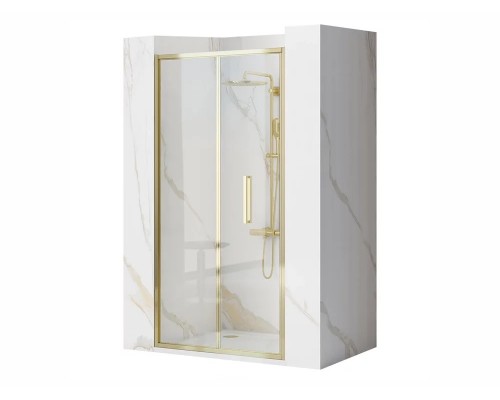 Душевая дверь Rea Rapid Fold gold 100 K4130