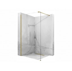 Душевая стенка Rea Aero gold matt 120x195 K4702