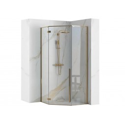 Душевой уголок Rea Diamond GOLD 100x100 K6616