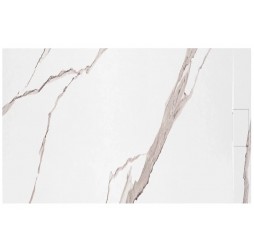 Душевой поддон Rea Bazalt Carrara White 80x100 K7000