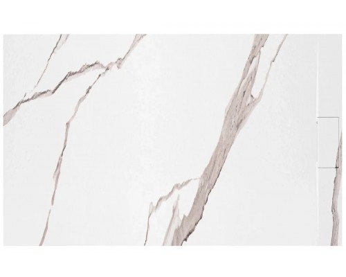 Душевой поддон Rea Bazalt Carrara White 80x100 K7000