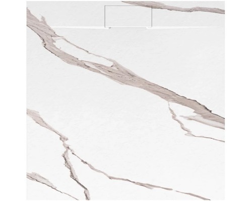 Душевой поддон Rea Bazalt Carrara White 90x90 K7002