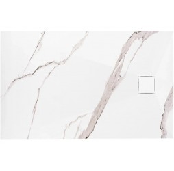 Душевой поддон Rea Magnum Carrara White 80x100 K7004