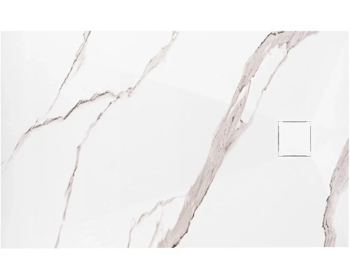 Душевой поддон Rea Magnum Carrara White 80x100 K7004