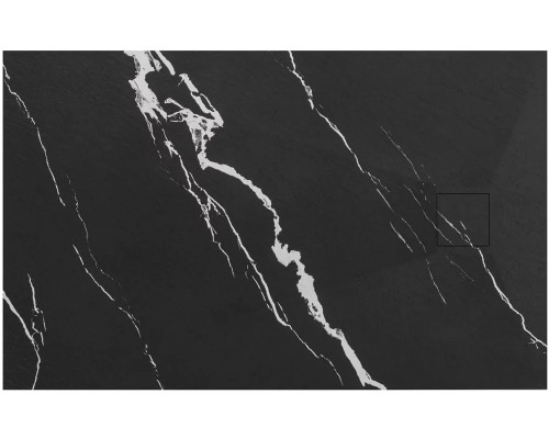 Душевой поддон Rea Magnum Carrara Black 80x100 K7007