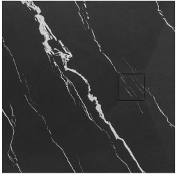 Душевой поддон Rea Magnum Carrara Black 90x90 K7008