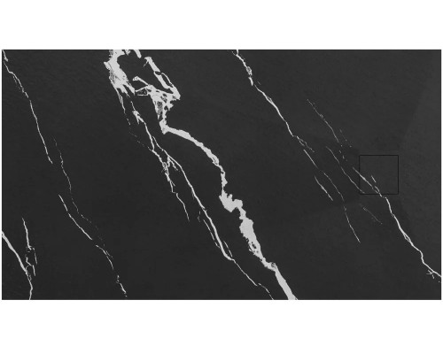 Душевой поддон Rea Magnum Carrara Black 90x120 K7009