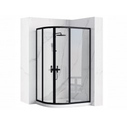 Душевой уголок Rea Look Black 80x100 K7900