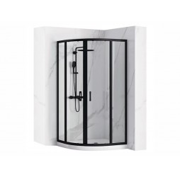 Душевой уголок Rea Look Black 90x90 K7903