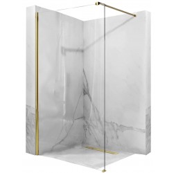 Душевая стенка Rea Aero Gold 80x195 K8439