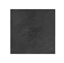 Душевой поддон Rea Black Stone 90x90 K9601