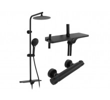 Душевая система Rea Mike Black P0550